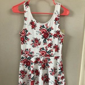 floral rose dress